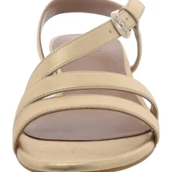 Hilma Faux Leather Adjustable Slingback Sandals