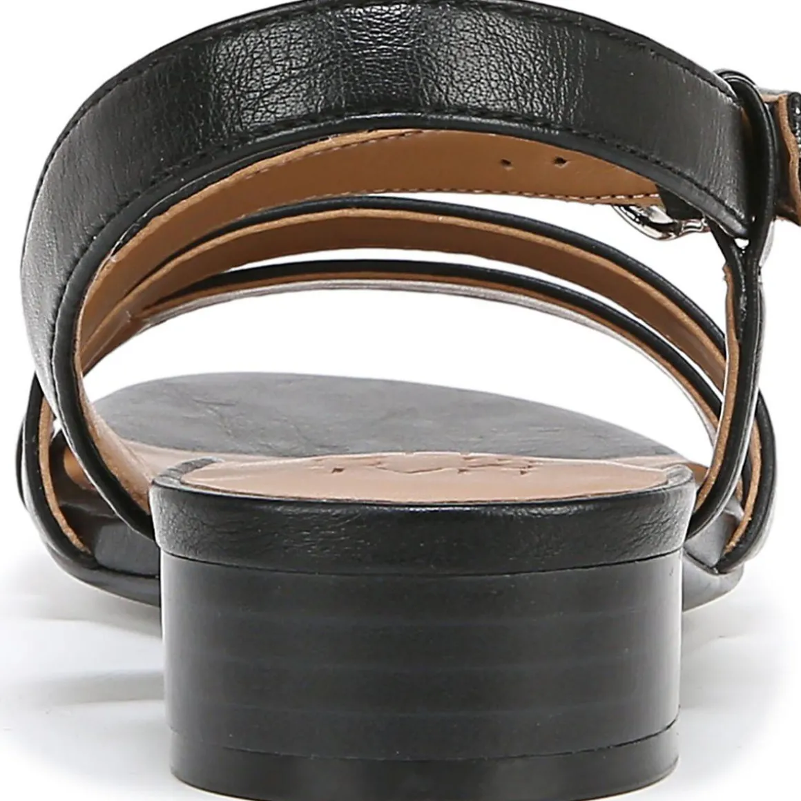 Hilma Faux Leather Adjustable Slingback Sandals