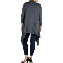 Hi-Low Caridg Pullover Top