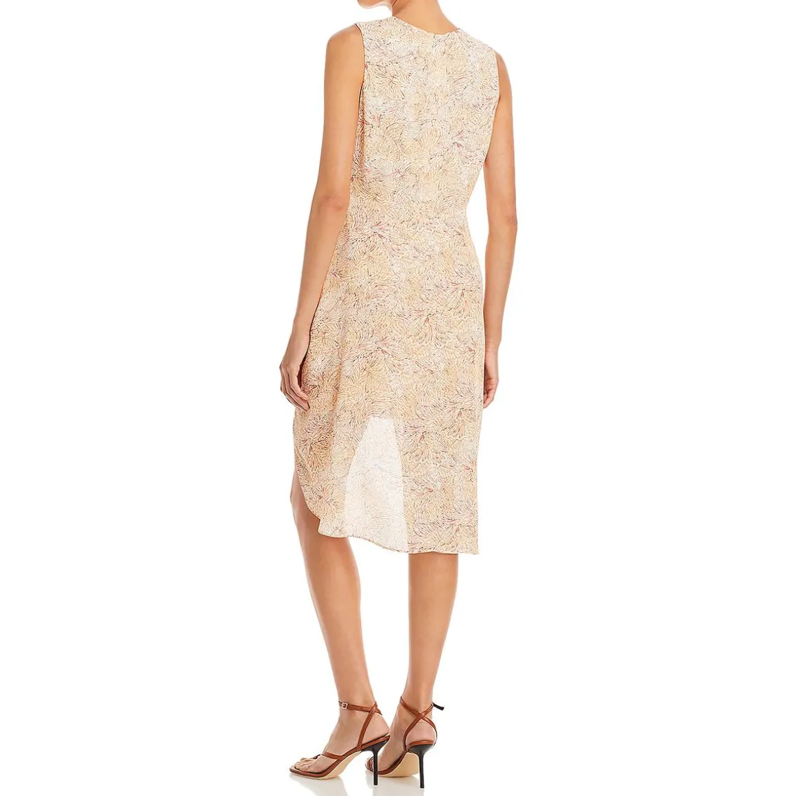 Hi-Low Front Tie Mini Dress