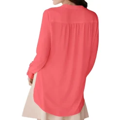 Hi-Low Surplice Blouse