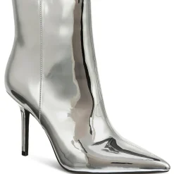 Holand Zipper Pointed Toe Booties