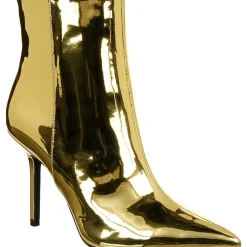 Holand Zipper Pointed Toe Booties