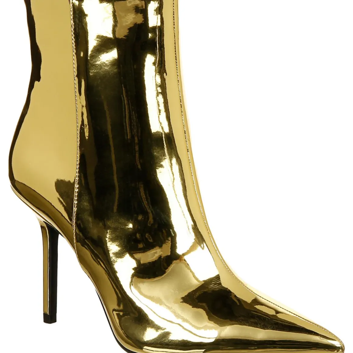 Holand Zipper Pointed Toe Booties