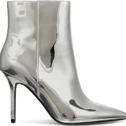 Holand Zipper Pointed Toe Booties