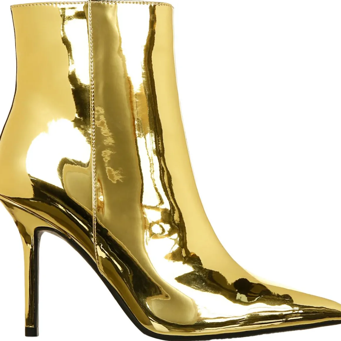 Holand Zipper Pointed Toe Booties