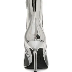 Holand Zipper Pointed Toe Booties