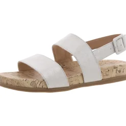 Holiday Faux Leather Footbed Slingback Sandals