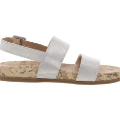 Holiday Faux Leather Footbed Slingback Sandals