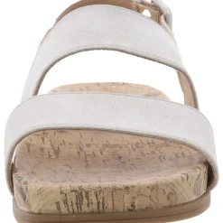 Holiday Faux Leather Footbed Slingback Sandals