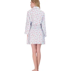 Holiday Print Belted Robe
