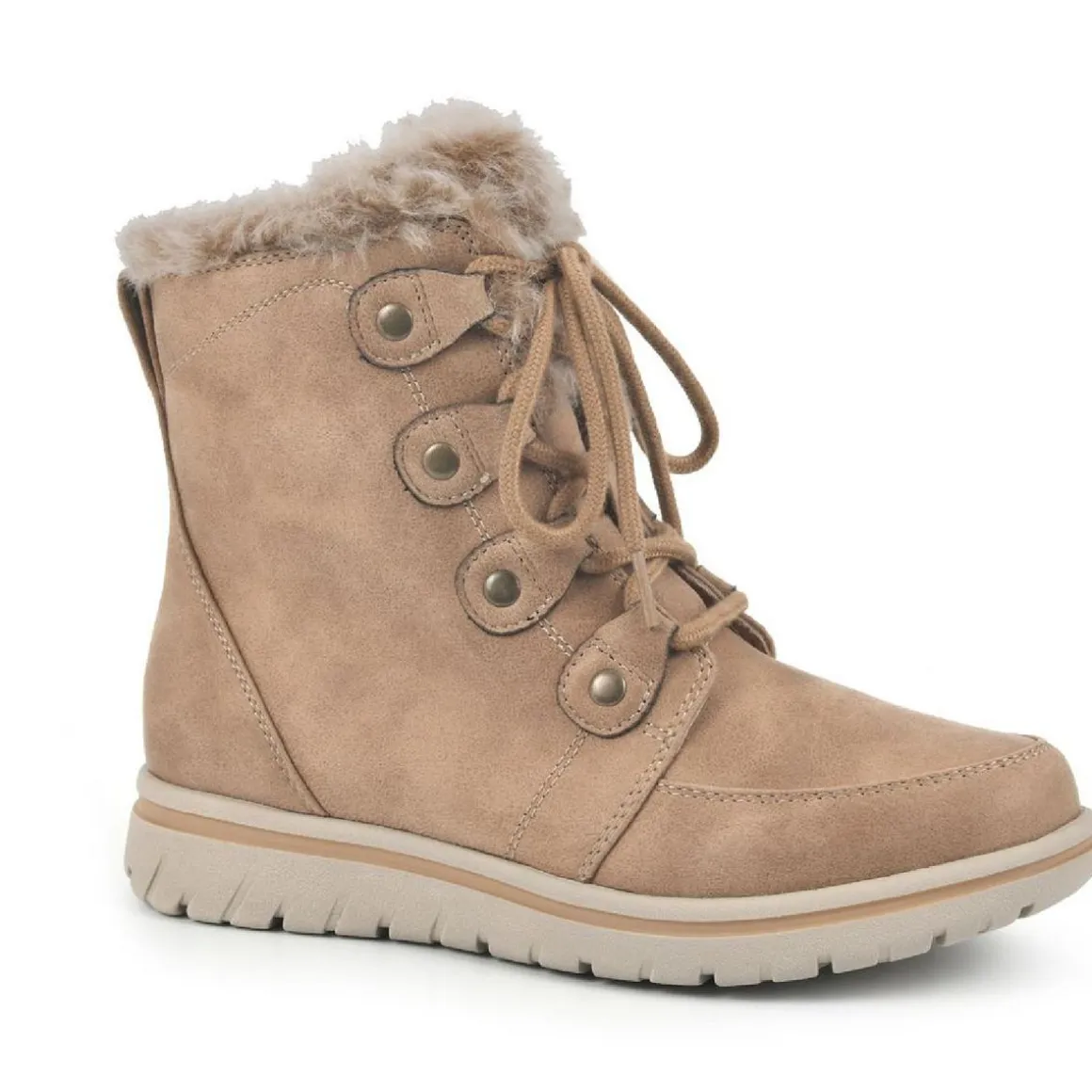 Holly Faux Leather Ankle Ankle Boots