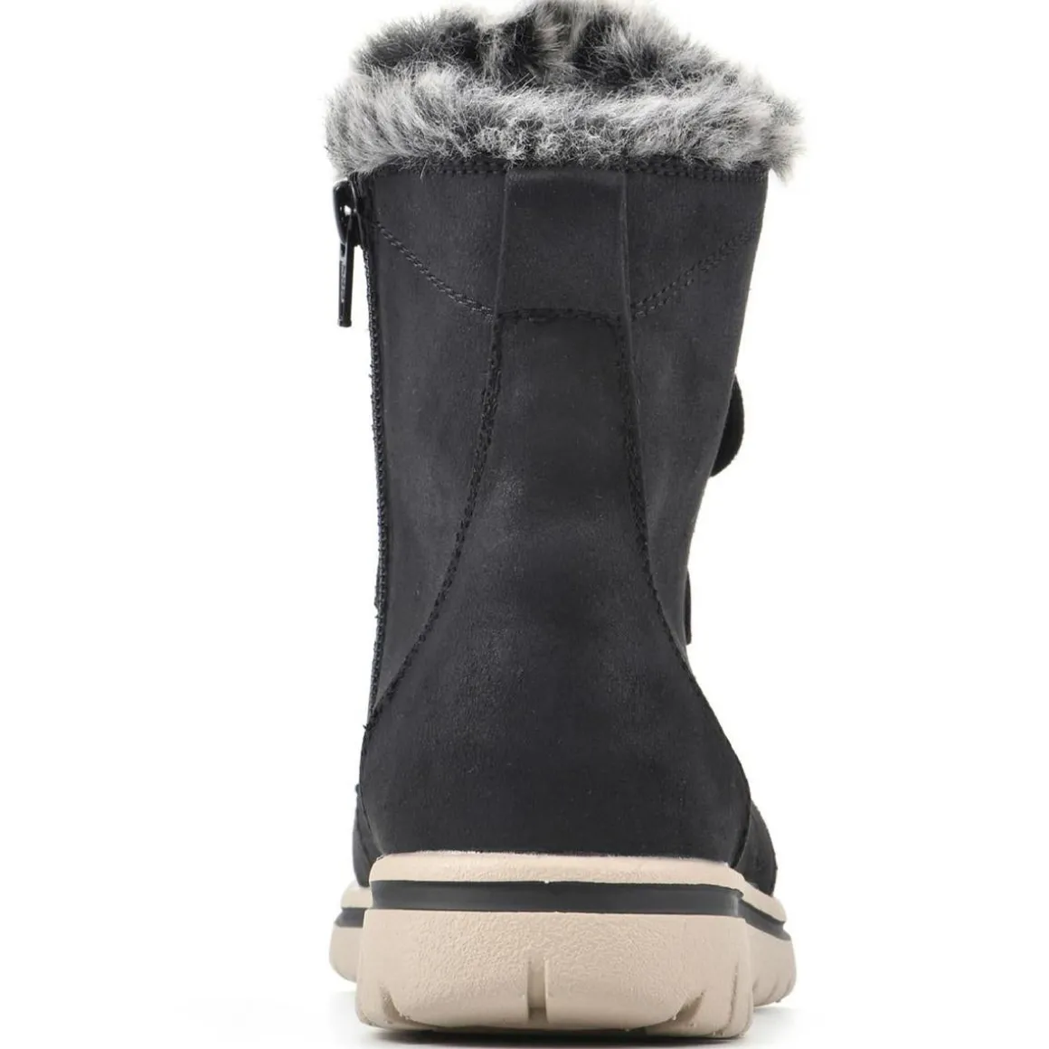 Holly Faux Leather Ankle Ankle Boots