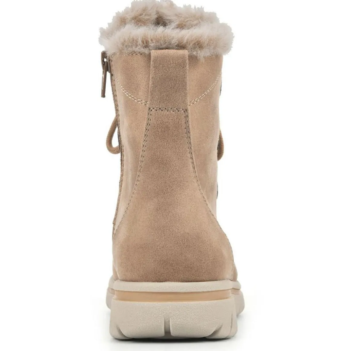 Holly Faux Leather Ankle Ankle Boots