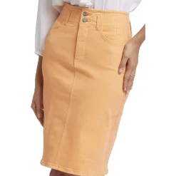 Hollywood High-Rise Denim Denim Skirt