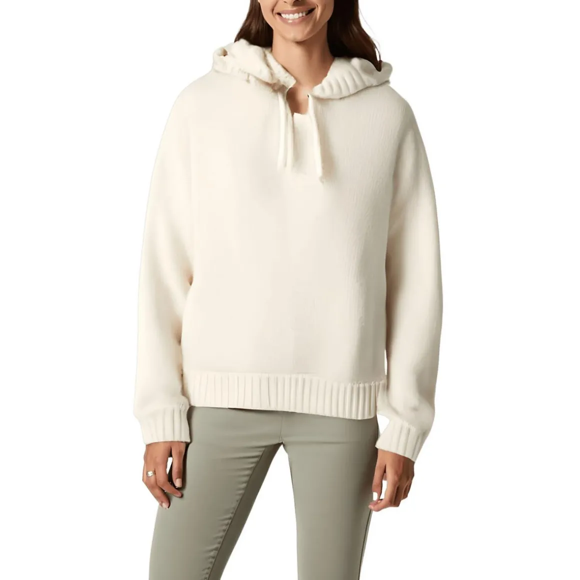 Hooded Boucle Hoodie