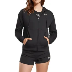 Hooded French Terry Zip Hoodie