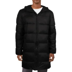 Hooded Quilted Parka Coat