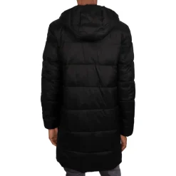 Hooded Quilted Parka Coat