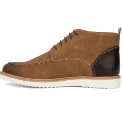 HURLEY Comfort Insole Faux Leather Chukka Boots