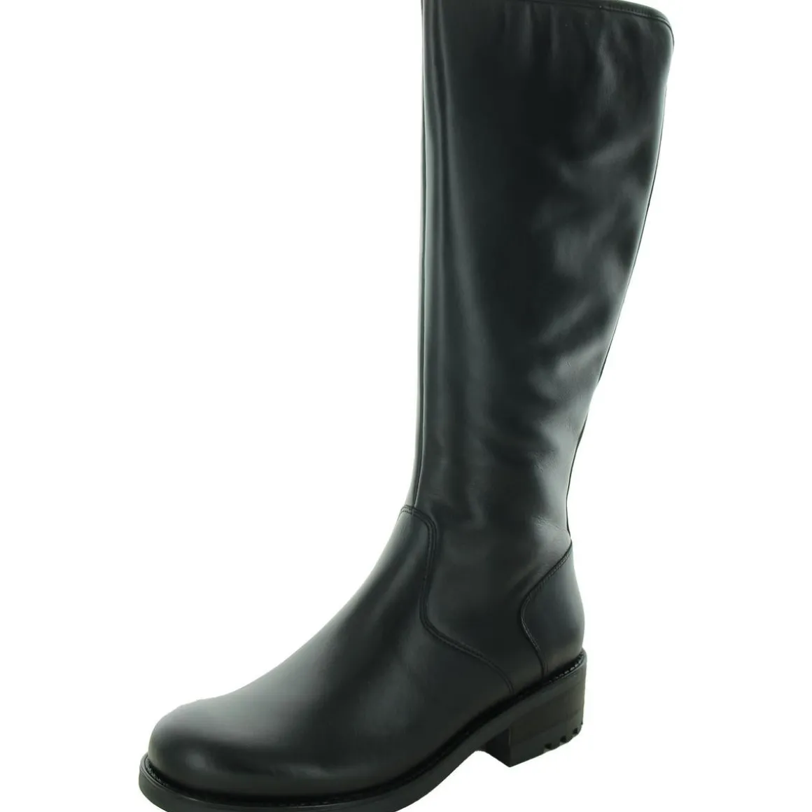 Huxley Zipper Leather Knee-High Boots