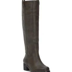 Hybiscus Leather Riding Knee-High Boots