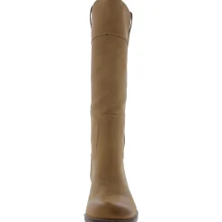Hybiscus Leather Riding Knee-High Boots