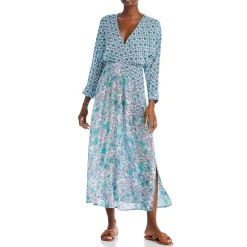 Ilona Floral Dolman Sleeve Maxi Dress
