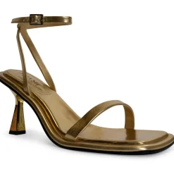 Imani Metallic Square Toe Pumps