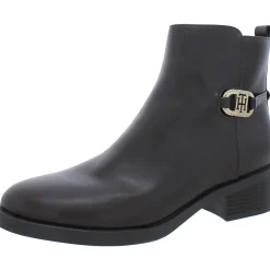 Imiera Faux Leather Ankle Booties