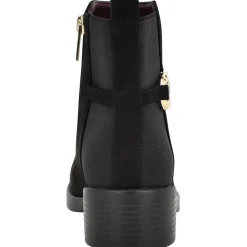 Imiera Faux Suede Mixed Media Ankle Boots