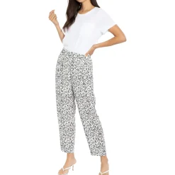 Ines Printed Straight Leg Pants