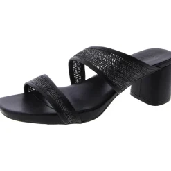 Inez 2 Faux Leather Slip On Heels