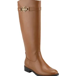 Inezy Zipper Almond Toe Knee-High Boots