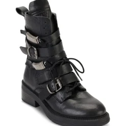 Ita Leather Strappy Ankle Boots