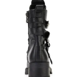 Ita Leather Strappy Ankle Boots