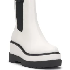 Ivean Faux Leather Platfrom Chelsea Boots