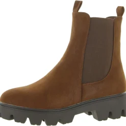 Ivette Solid Mid Calf Chelsea Boots