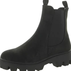 Ivette Solid Mid Calf Chelsea Boots