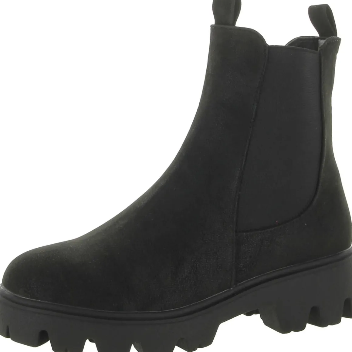 Ivette Solid Mid Calf Chelsea Boots