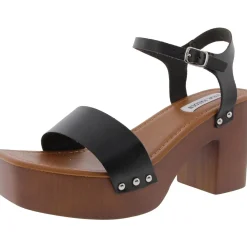 Ivy Studded Faux Leather Platform Sandals