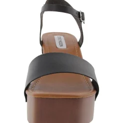 Ivy Studded Faux Leather Platform Sandals