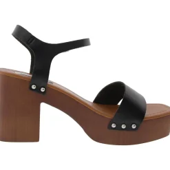 Ivy Studded Faux Leather Platform Sandals