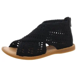 Iwa Mac Braided Canvas Gladiator Sandals