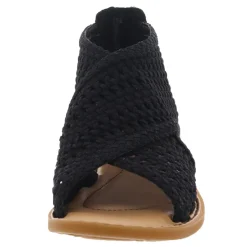 Iwa Mac Braided Canvas Gladiator Sandals