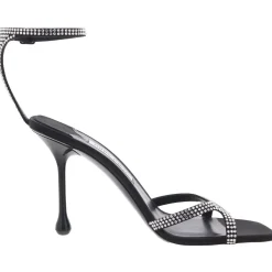IXIA Rhinestone Leather Heels