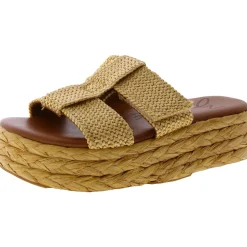 Izzy Woven Slip On Slide Sandals