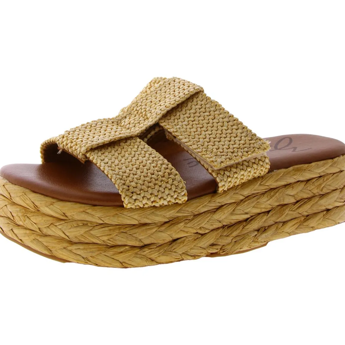 Izzy Woven Slip On Slide Sandals