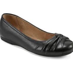 Jacci Leather Slip-On Ballet Flats