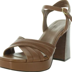 Jaime Buckle Ankle Strap Block Heel